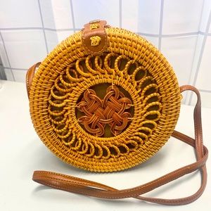 Bag  Circle Rattan Straw Crossbody